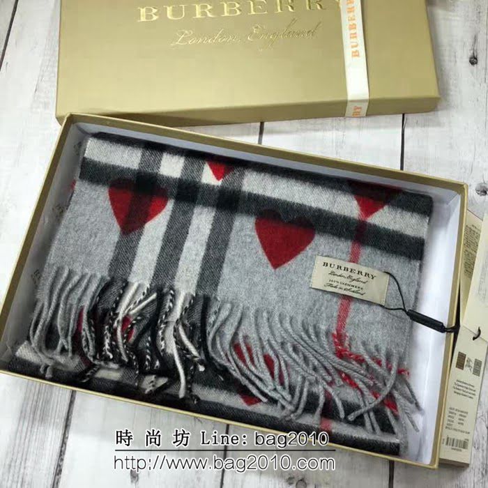 BURBERRY巴寶莉 B家原單經典爆款 桃心雙面羊絨圍巾 親子款 LLWJ6072
